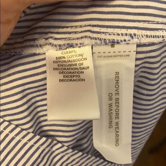 Loft Stripe Ruffle Boho Embroidered Dress Vacation Cruise Resort Wear New - Picture 12 of 16